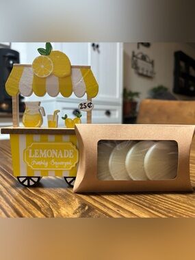 Handcrafted Trial Size Lemon Slice Wax Melts (4 slices) - Sweet Lemonade Scented